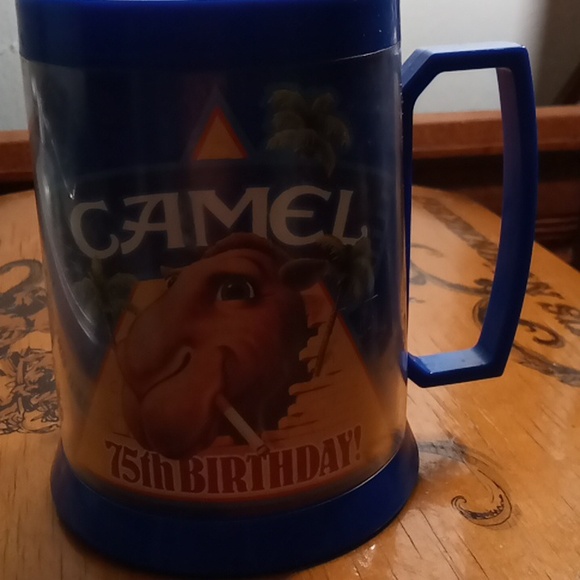 Camel plastic Mug with square handle 75th Birthday. - Picture 1 of 5
